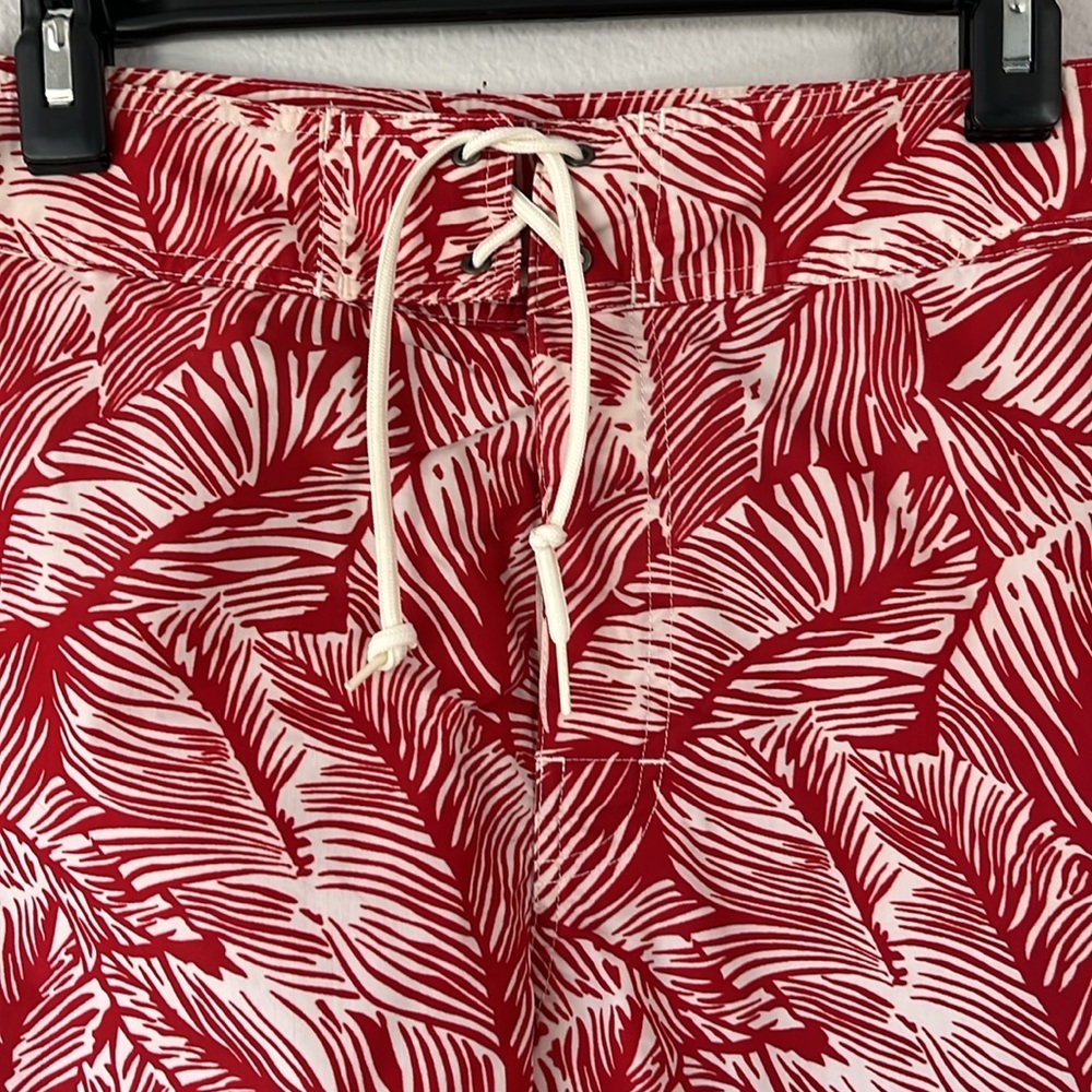 Polo by Ralph Lauren Red and White Swim Board Shorts - Picture 6 of 8